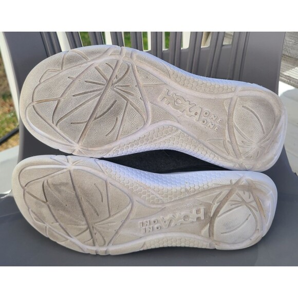 HOKA One One Hupana Grey White Wool Running Athletic Shoes Womens 7.5 Athleisure - Picture 7 of 10